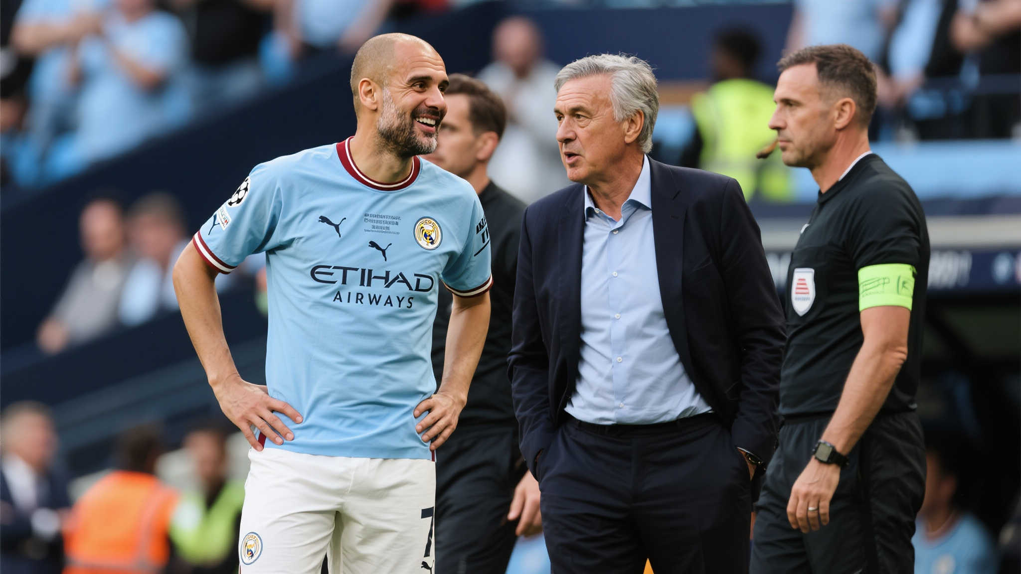 瓜帅幽默表示:安切洛蒂离开皇马会让人轻松不少 瓜帅幽默表示:安切洛蒂离开皇马会让人轻松不少